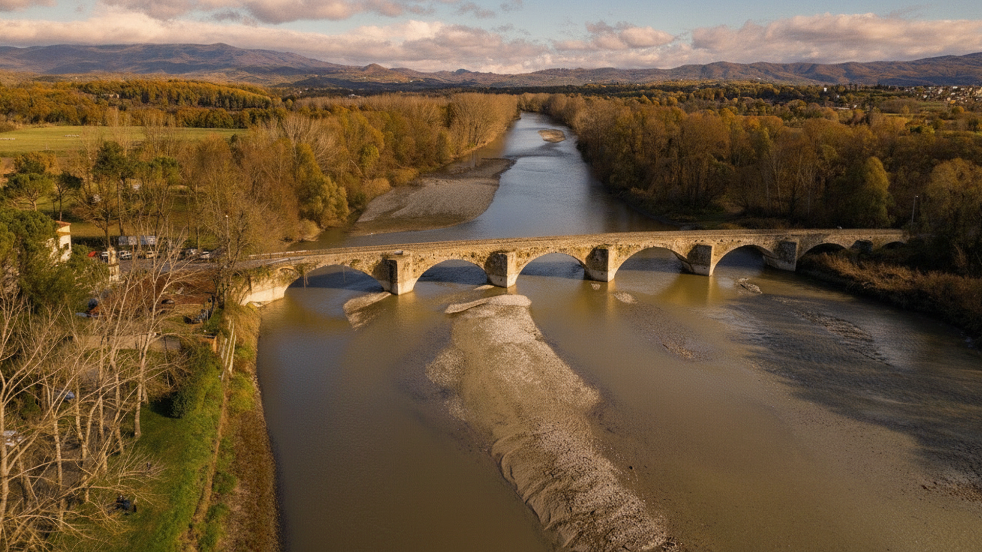 Ponte a Buriano e Riserva Naturale dell'Inferno e Bandella — Donnini